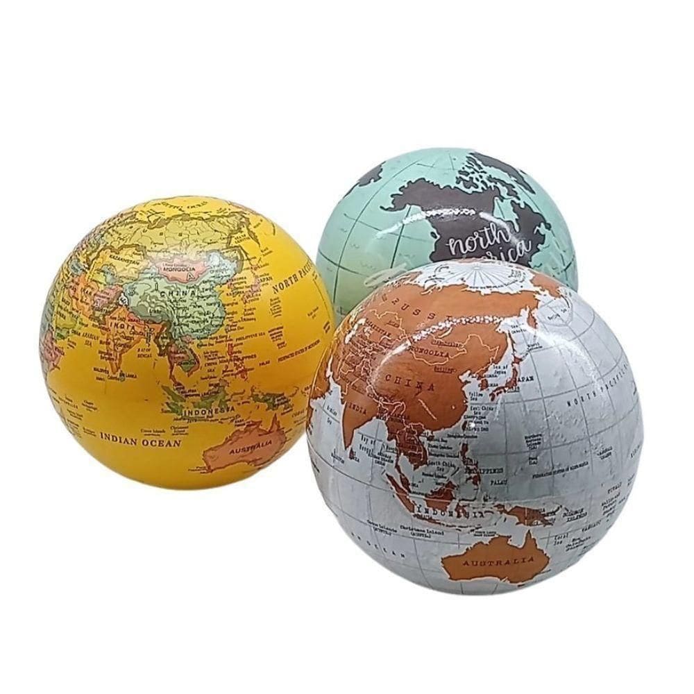 Globo Terrestre Iluminado Giratorio Luminaria Mapa Mundi Led Infantil Gira Automatico Decoração Escritorio Sala Quarto C