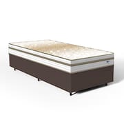 Cama Box com Colchão de Molas Ensacadas Double Face Pillow Euro Alfa Probel Solteiro 88cm