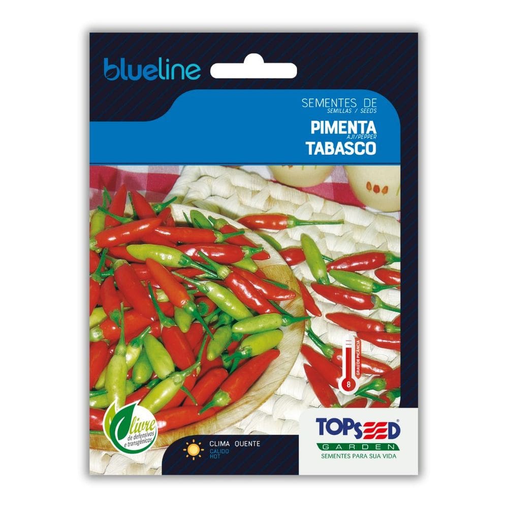Semente de Pimenta Tabasco Blueline TOPSEED