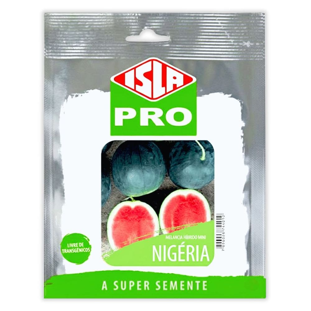 Semente de Melancia Hibrido Mini Nigéria (100 Sementes) ISLA