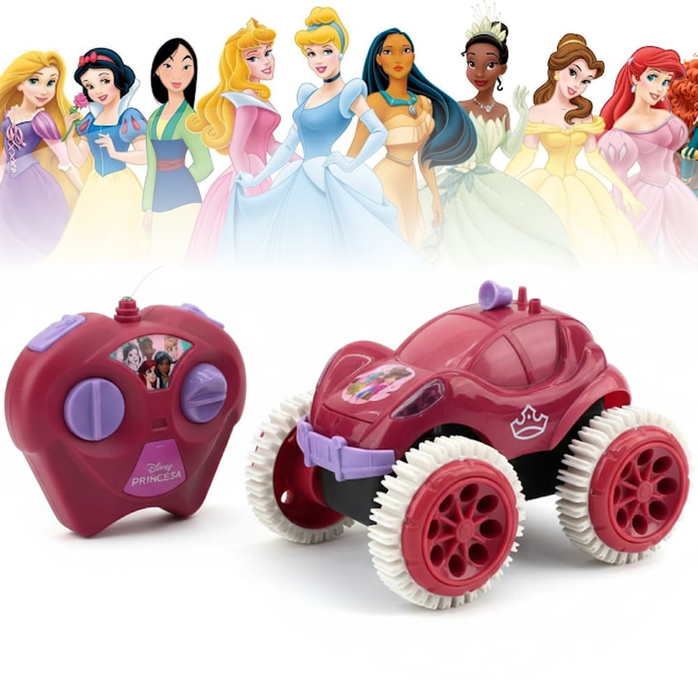 Carrinho de Controle Remoto Princesas Disney Giro Encantado