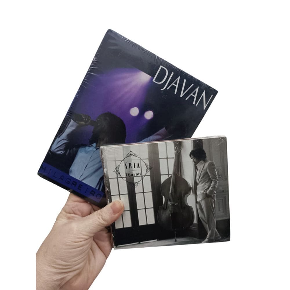 DVD Djavan – Milagreiro Ao Vivo / Cd Ária (Digipack)
