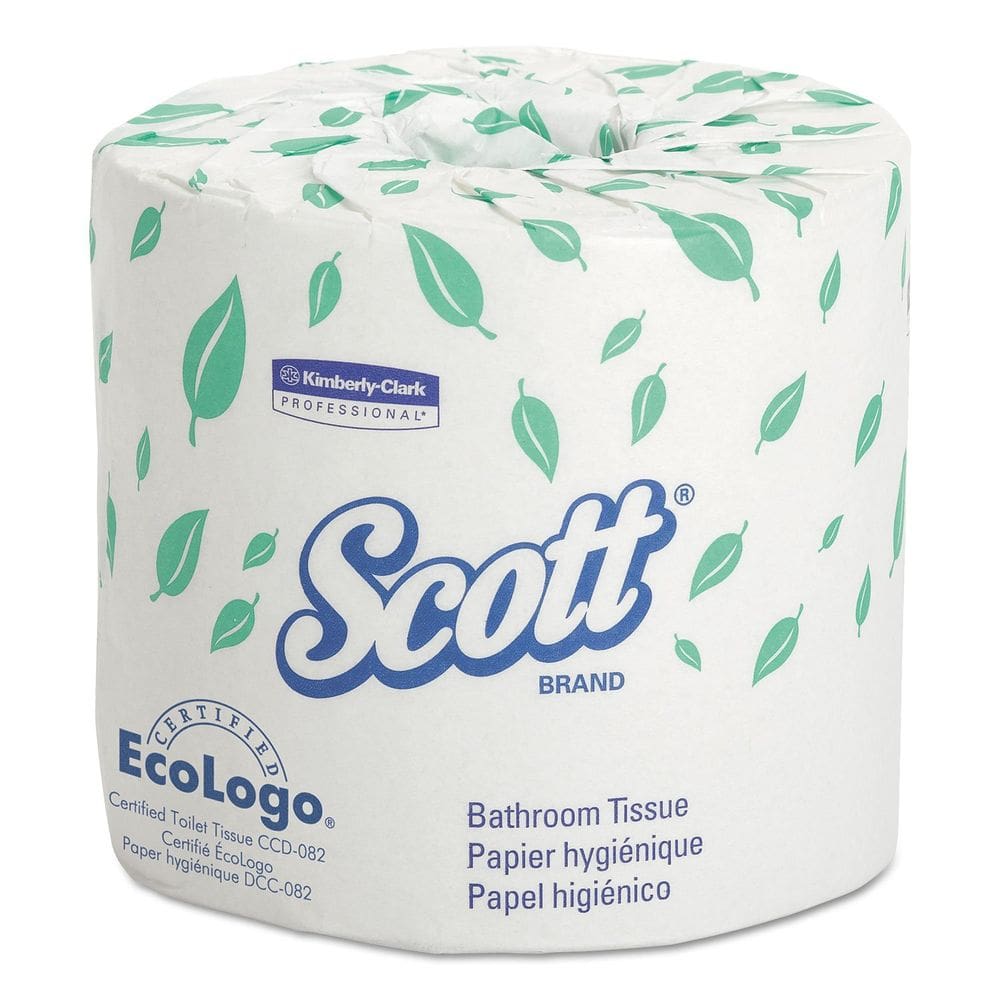 Papel higiênico Kimberly-Clark Scott 2 camadas 80 rolos branco