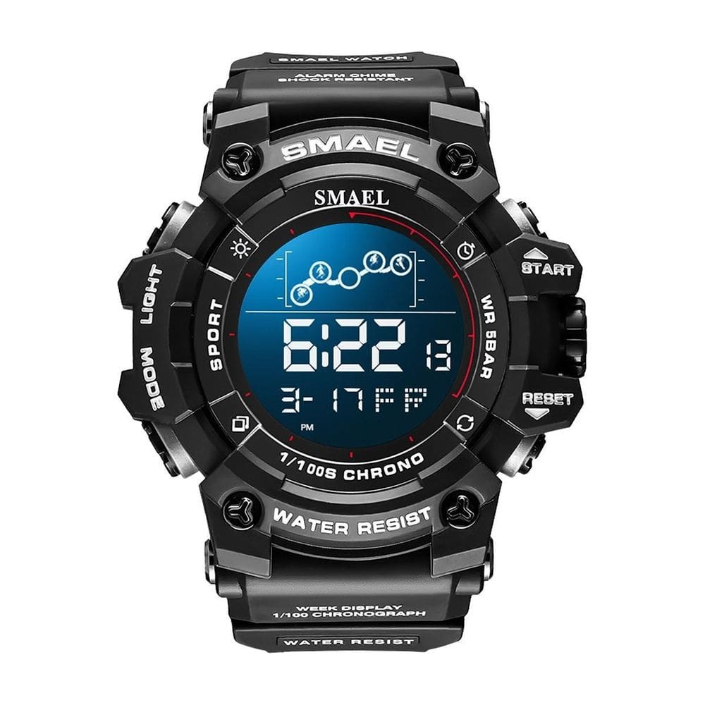 Relógio Masculino Smael Digital 8082 Preto