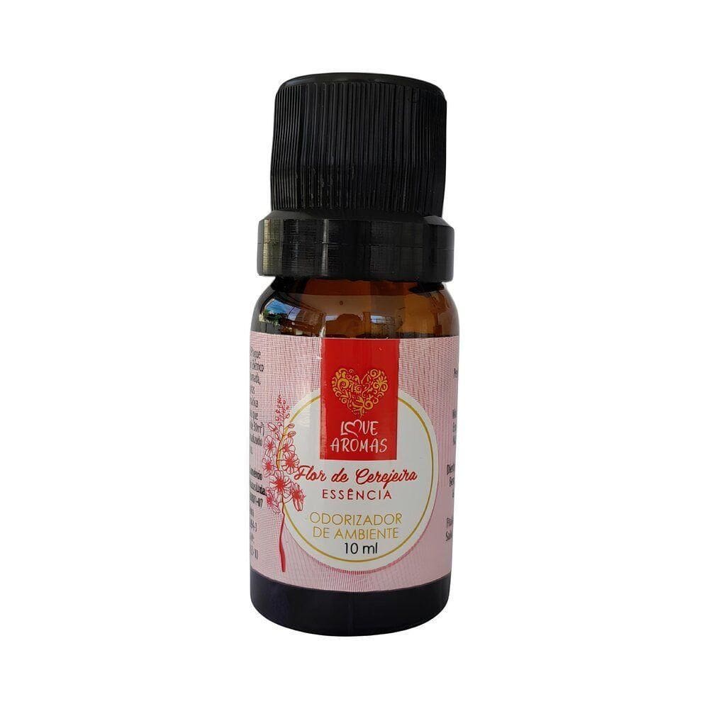 Essência Aromática Flor De Cerejeira 10ml Love Aromas Para Difusor Elétrico