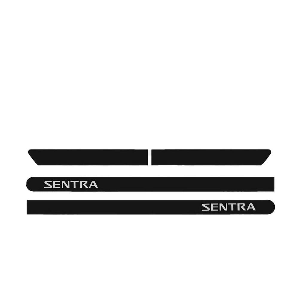 Friso Lateral Borrachão Sentra 2014 A 2020 Com Nome