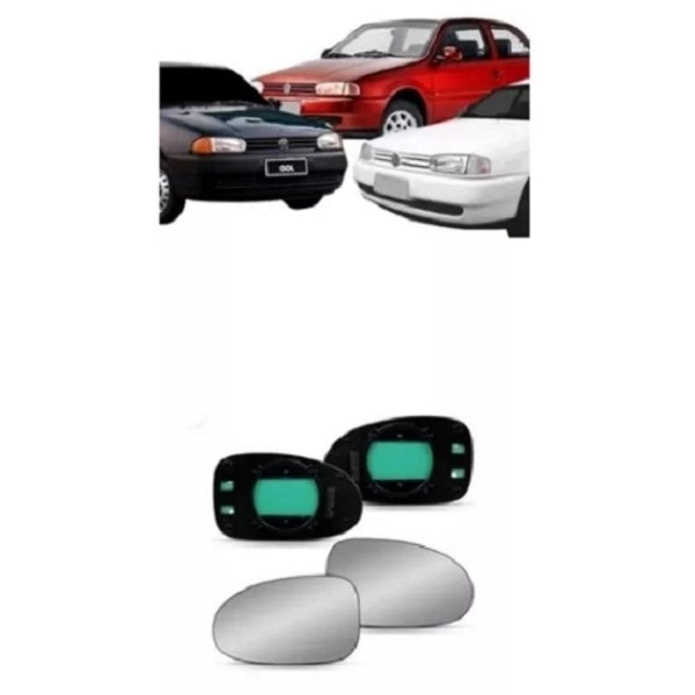 Par Lente Espelho Retrovisor Gol Bola Parati Saveiro G2 95.