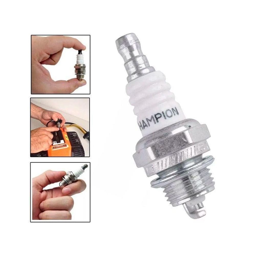 Vela De Ignicao L7T Curta Motosserras/ Rocadeiras - Cobre