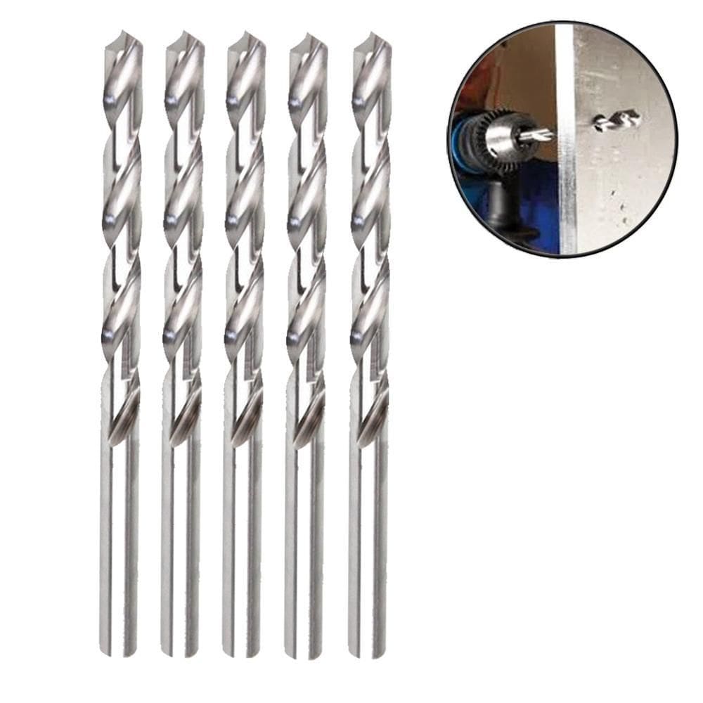 Jogo 5 Broca Aço Rápido 15/32 Para Metais