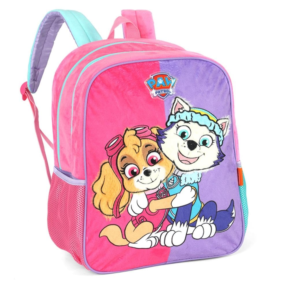 Mochila Costas Luxcel Patrulha Canina Skye Everest Rosa