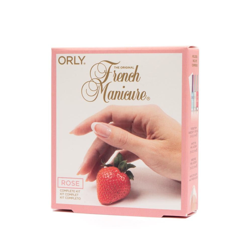 Kit de Esmalte de Uñas Orly Manicura Francesa Rosa Duradera