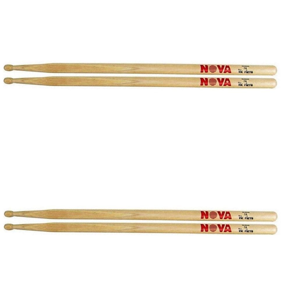 Kit 2 Pares Baquetas Nova 7A Mad Vic Firth Cod6093