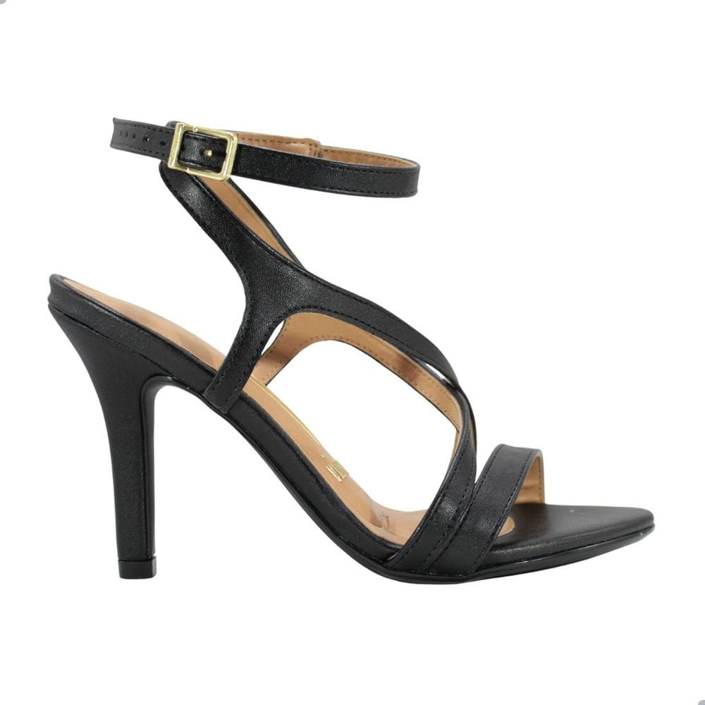 Sandália Vizzano Salto Alto Preto