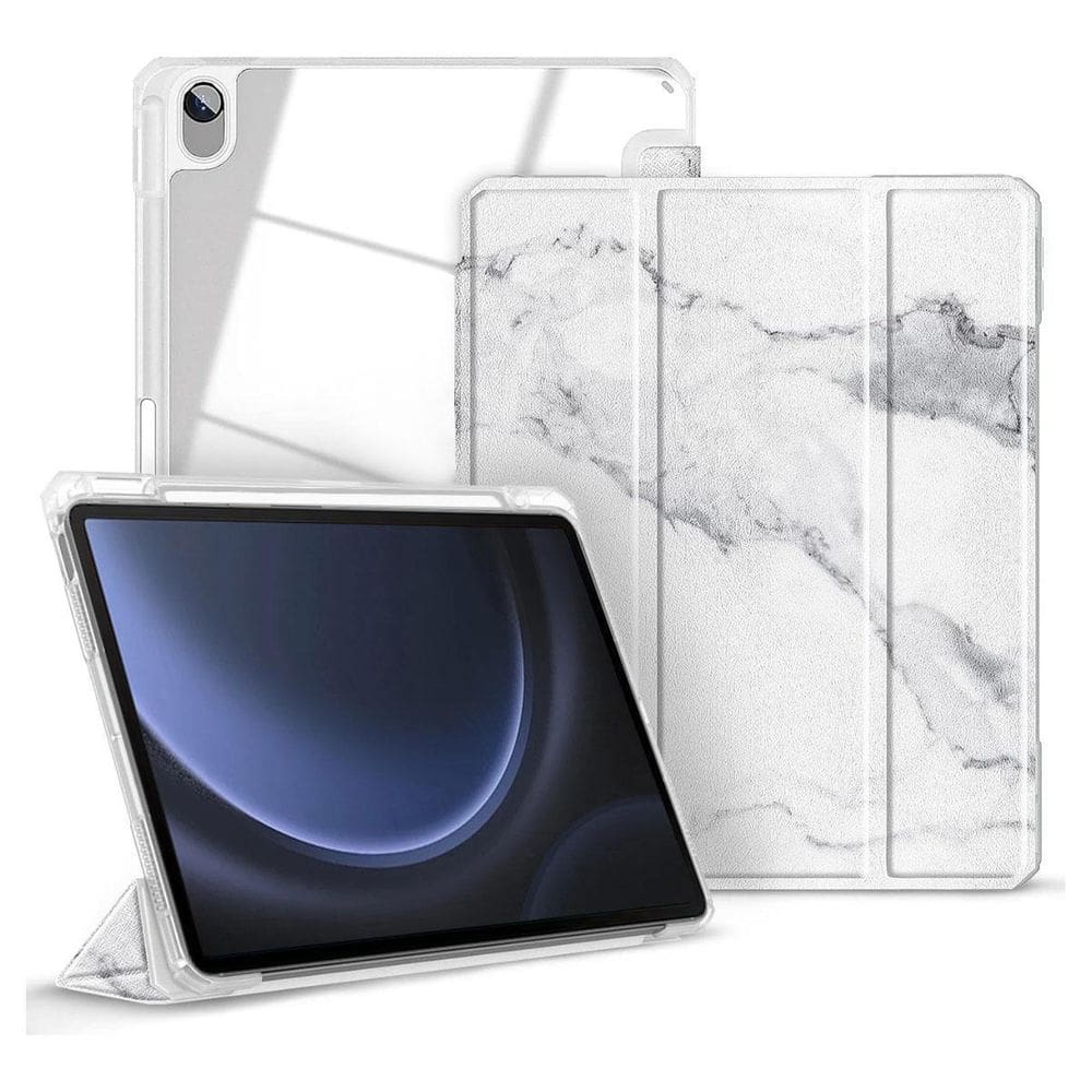 Capinha Acrílico Estampa Mármore Para Tablet S9 Fe 10.9 X510