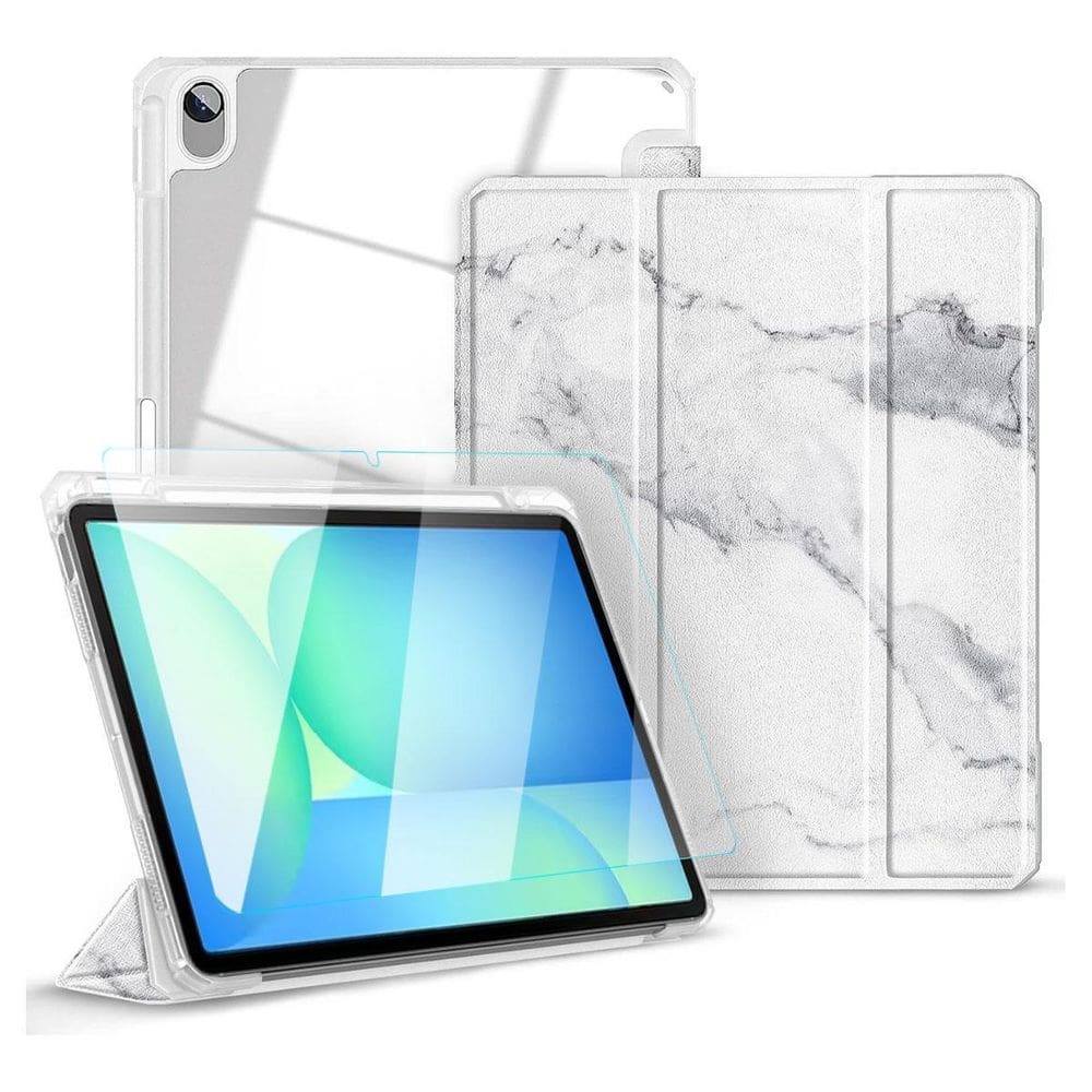 Capinha Estampada Mármore Para Tablet S10 Fe 10.9 + Película