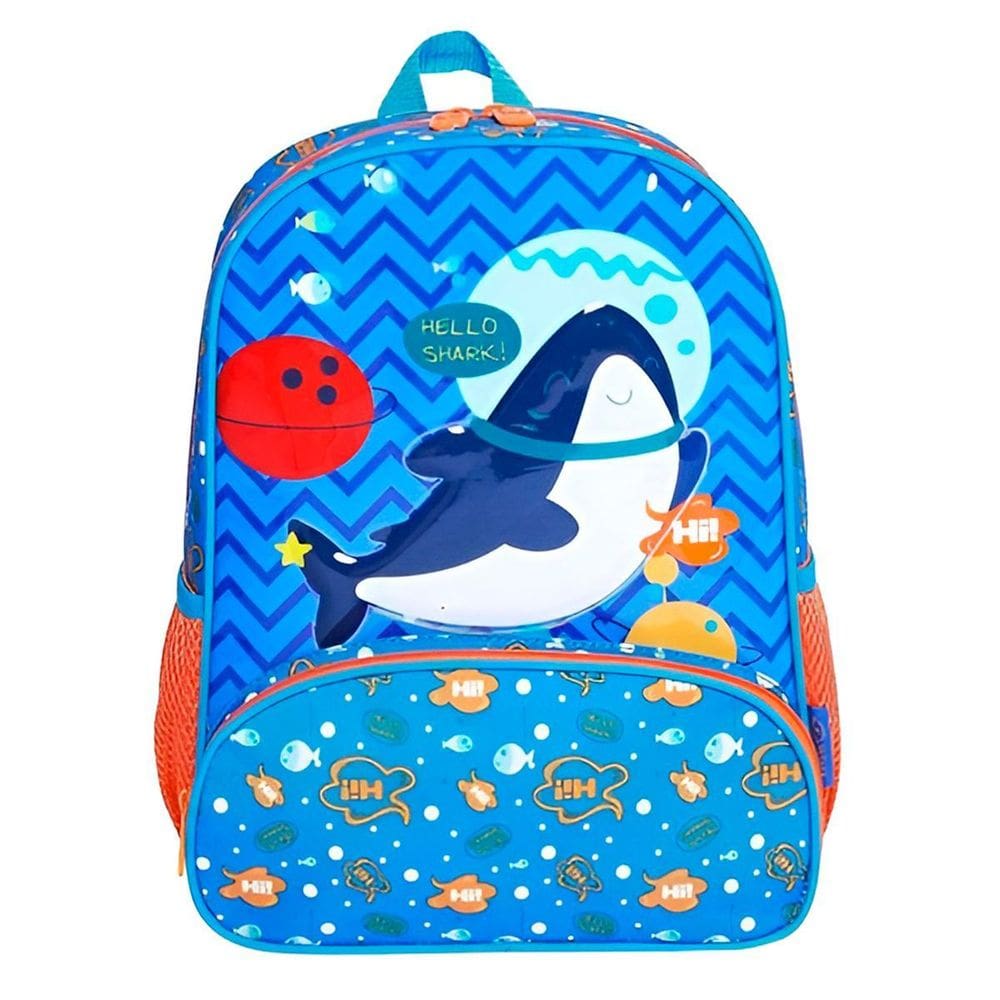 Mochila Infantil Bolso Externo Animais Escola Passeio