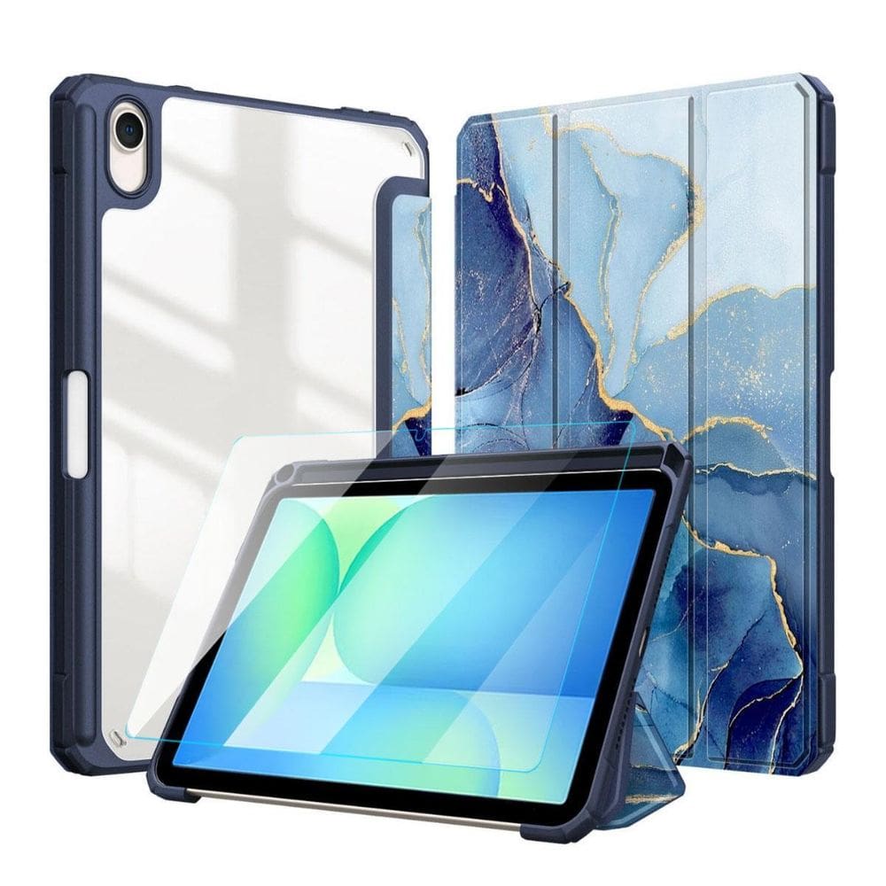 Capinha Estampada Mármore Para Tablet S10 Fe 10.9 + Película