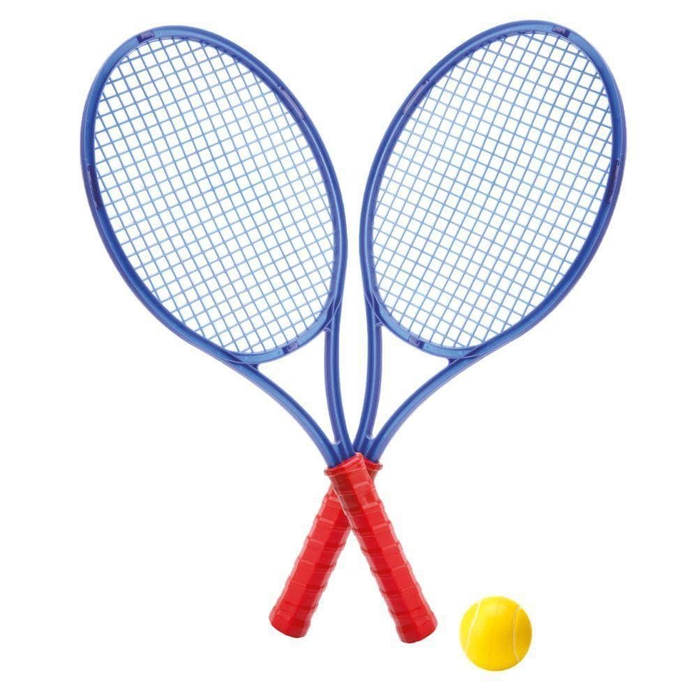 Raquete De Tênis Infantil Com Bola Azul