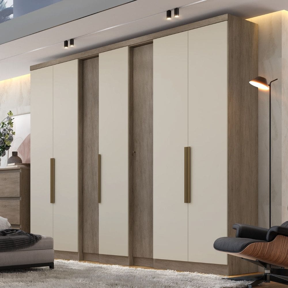 Guarda Roupa Casal 7 Portas Selecto Plus THB Moveis