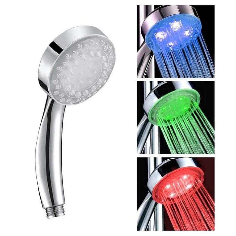Ducha Chuveiro Led Cromoterapia Sensor De Temperaturamulti Cores Rgb Para Banheiro Banho Relaxante