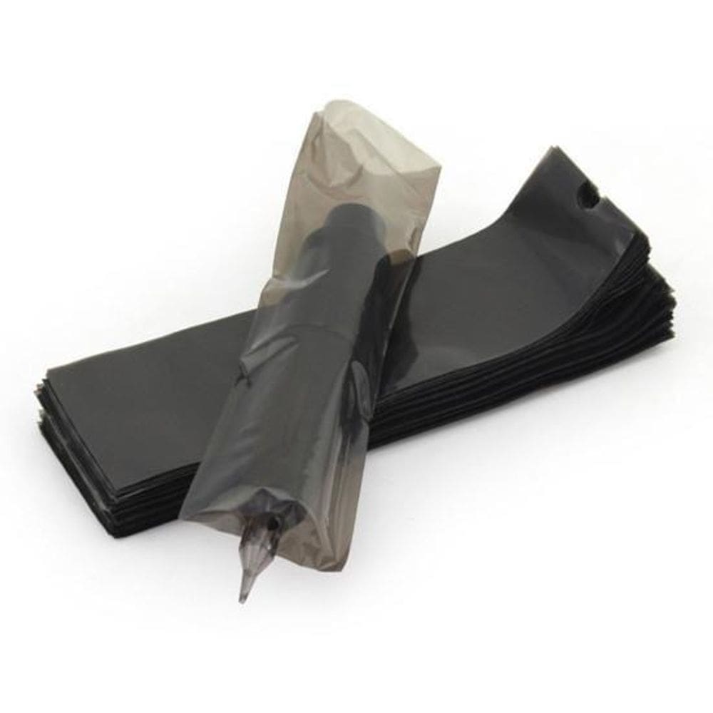 Protetor De Caneta Pen Tattoo Tatuagem 50Un Preto