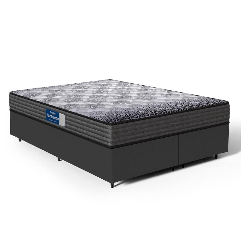 Cama Box com Colchão de Espuma D60 Double Face Guarda Costas Comfort Force Probel Queen 158cm