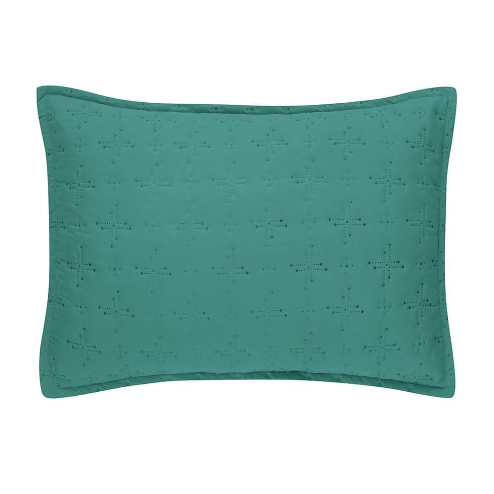 Porta Travesseiro 50cm x 70cm  Altenburg Ultrawave Summer Verde Pesto