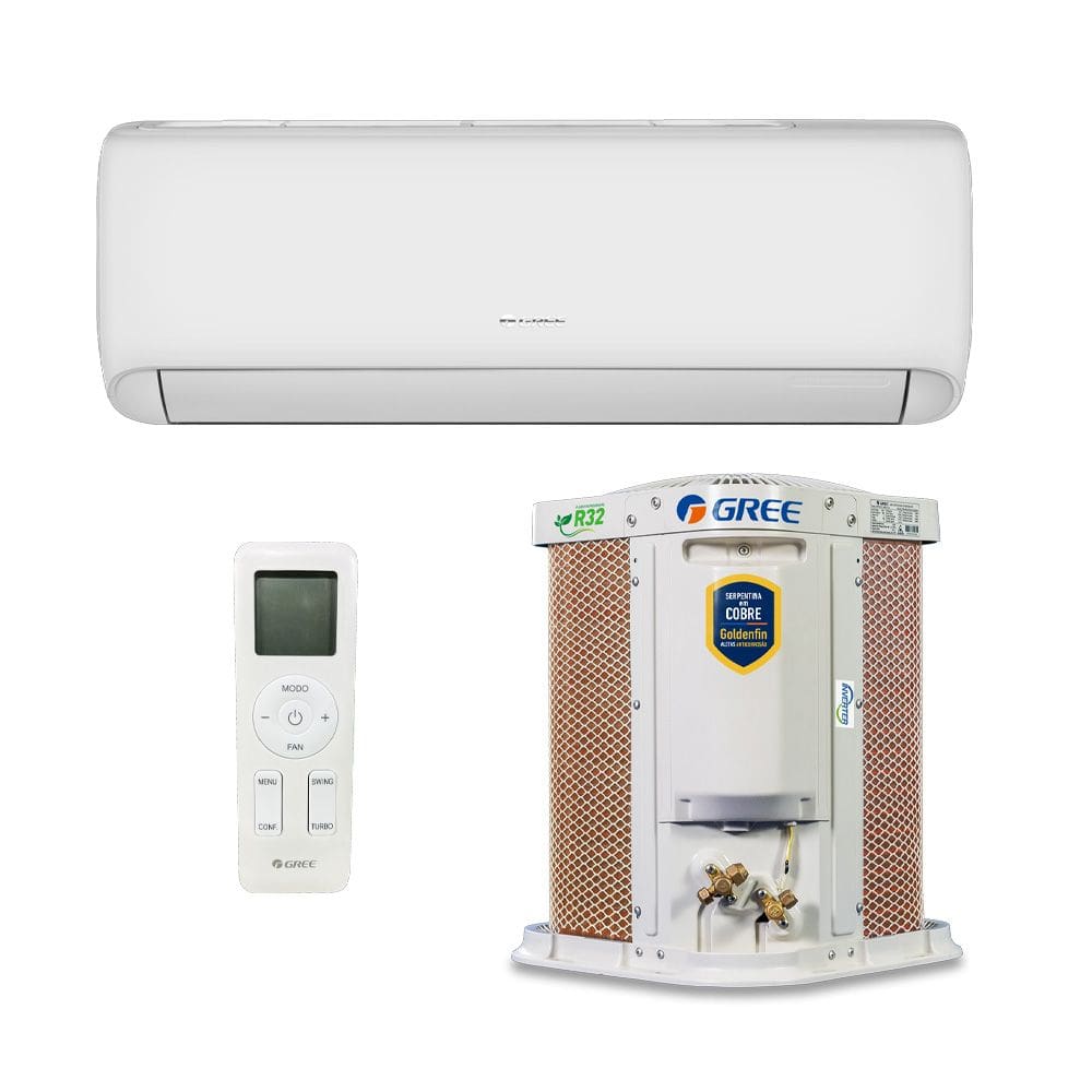 Ar Condicionado Split Hi Wall - Inverter R-32 - G-classic - Gree - 9.000 BTUs - Quente/Frio - 220V Monofásico
