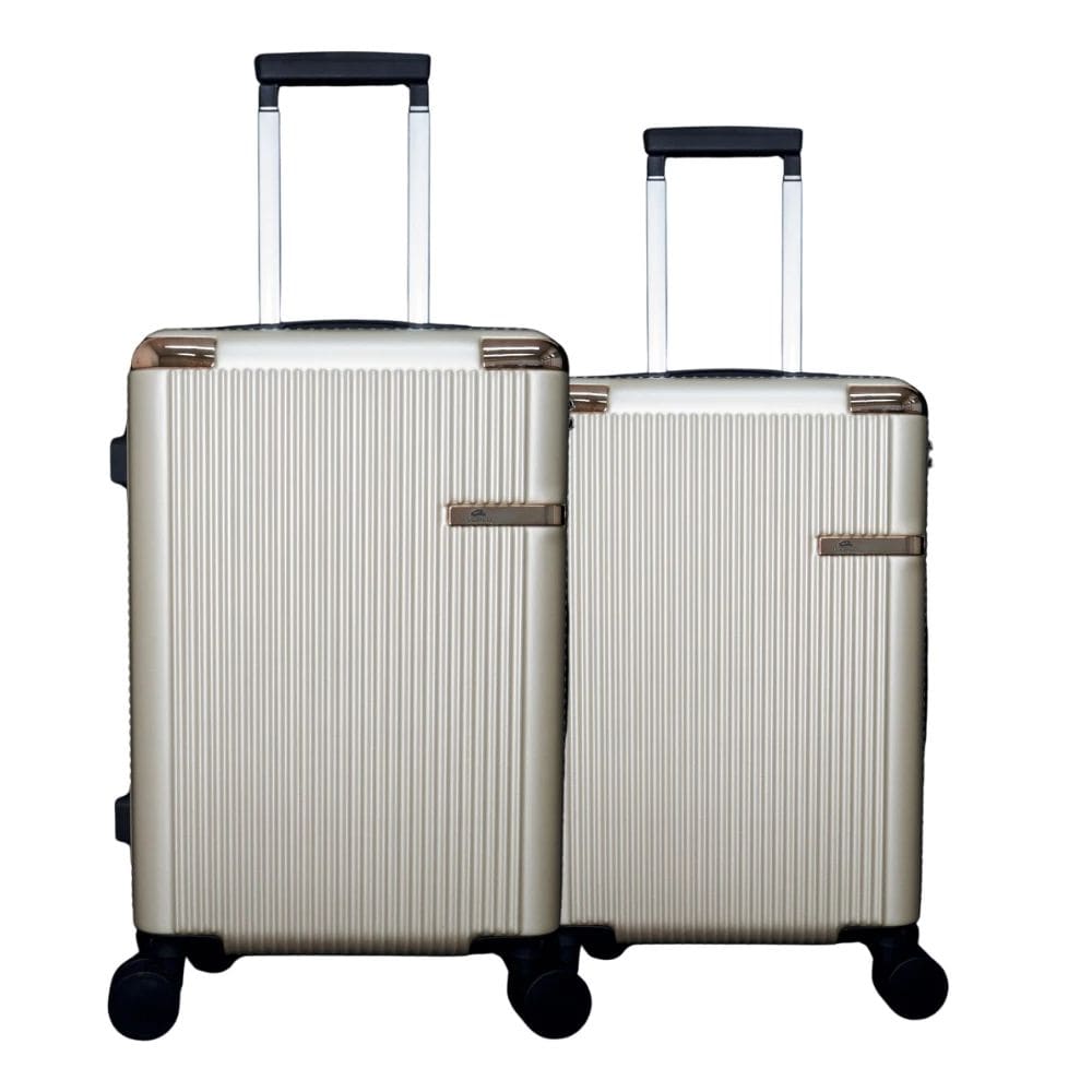 Kit 2 Malas Modernas de Bordo Paris, Padrão Anac, Rodas Duplas 360º p e Pp World Onboard