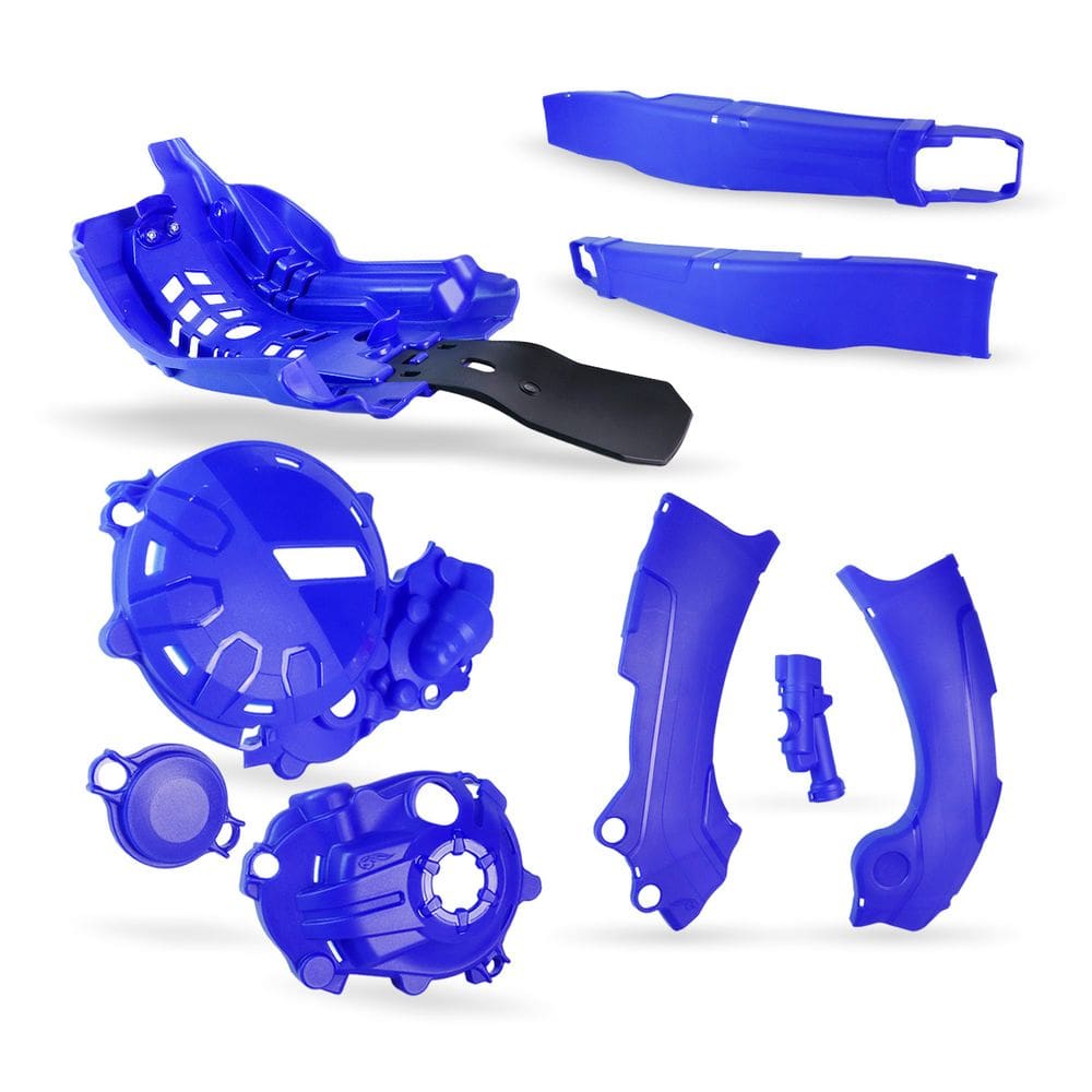 Kit Protetor Amx Tampas Motor Chassi Balança Quadro Yzf 250 250x Wrf 250