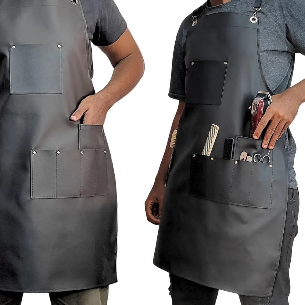 2X Avental De Barbeiro Cabelereiro Churrasqueiro Profissiona