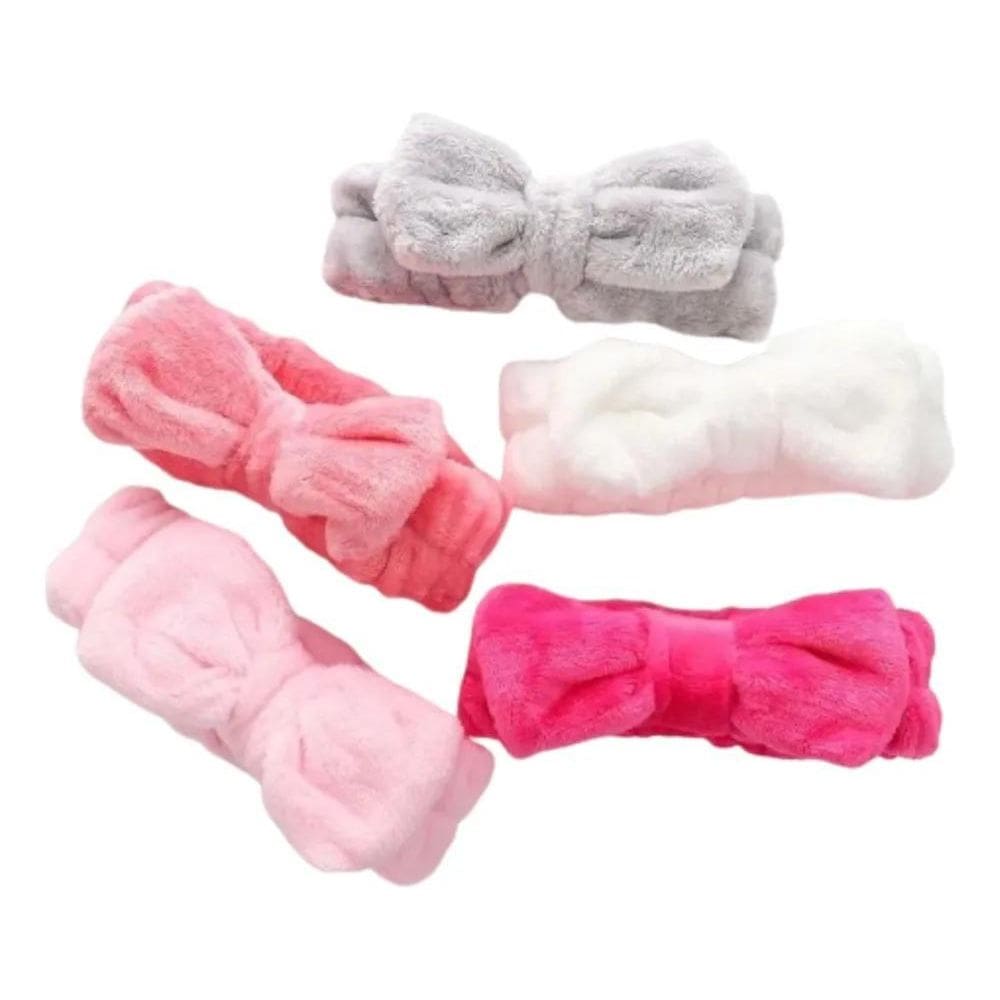 2X 12 Unidade Faixa Tiara Laço Para Maquiagem  E Reve