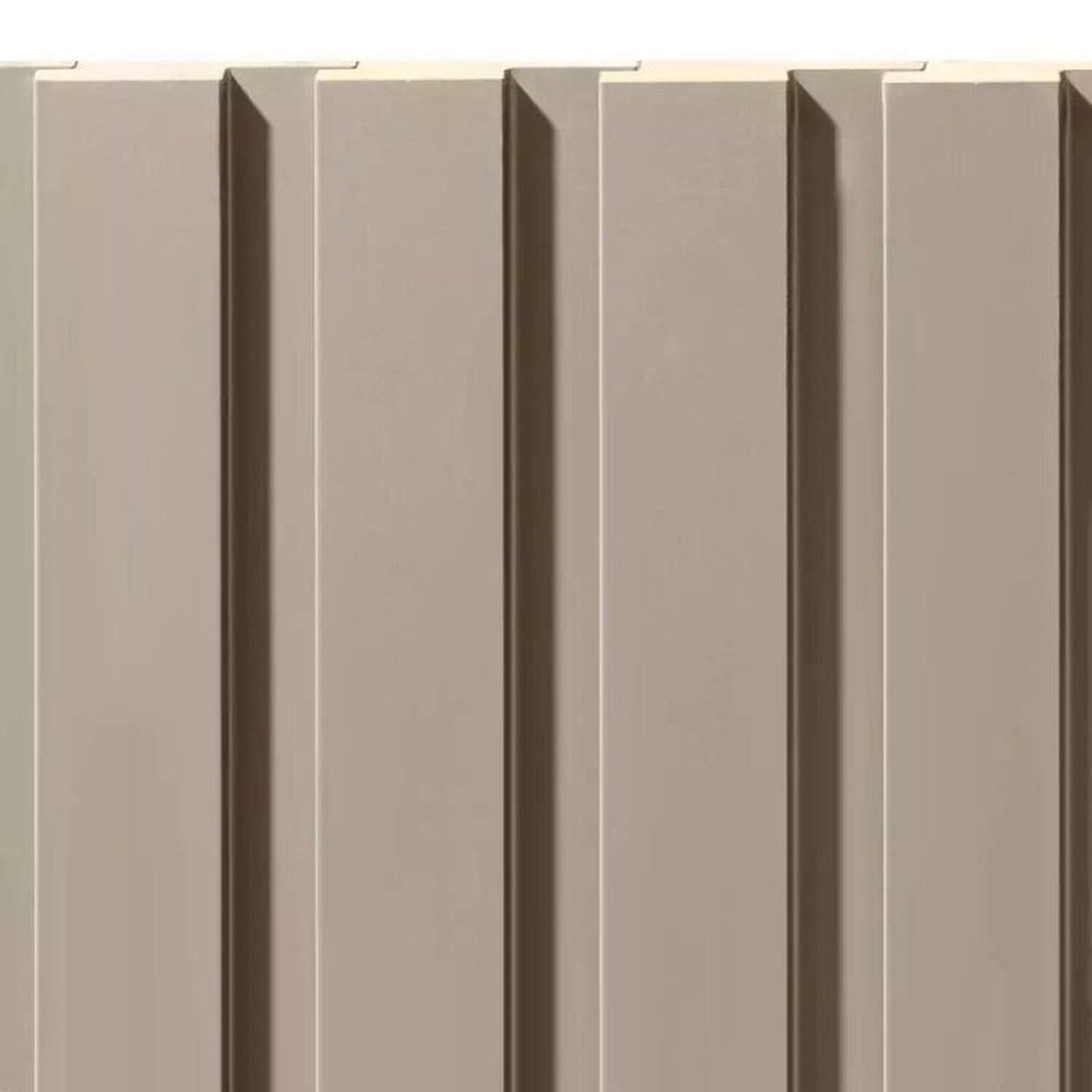 Painel Ripado em Placa 12,22x285cm 1,73m² Wpc Cinza