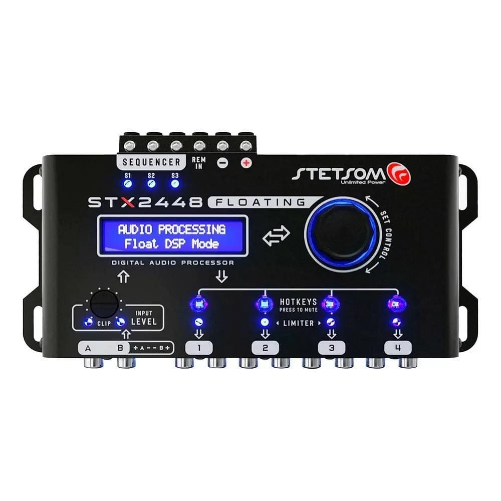 2X Processador Crossover Stx2448 Floating Entradas Rca E Fio