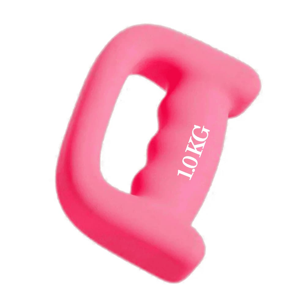 Peso De Mao Halter Boxing Dumbell 1kg Revestido Musculacao Academia Fisoterapia Pilates Treino Fitness Exercicio Fisico