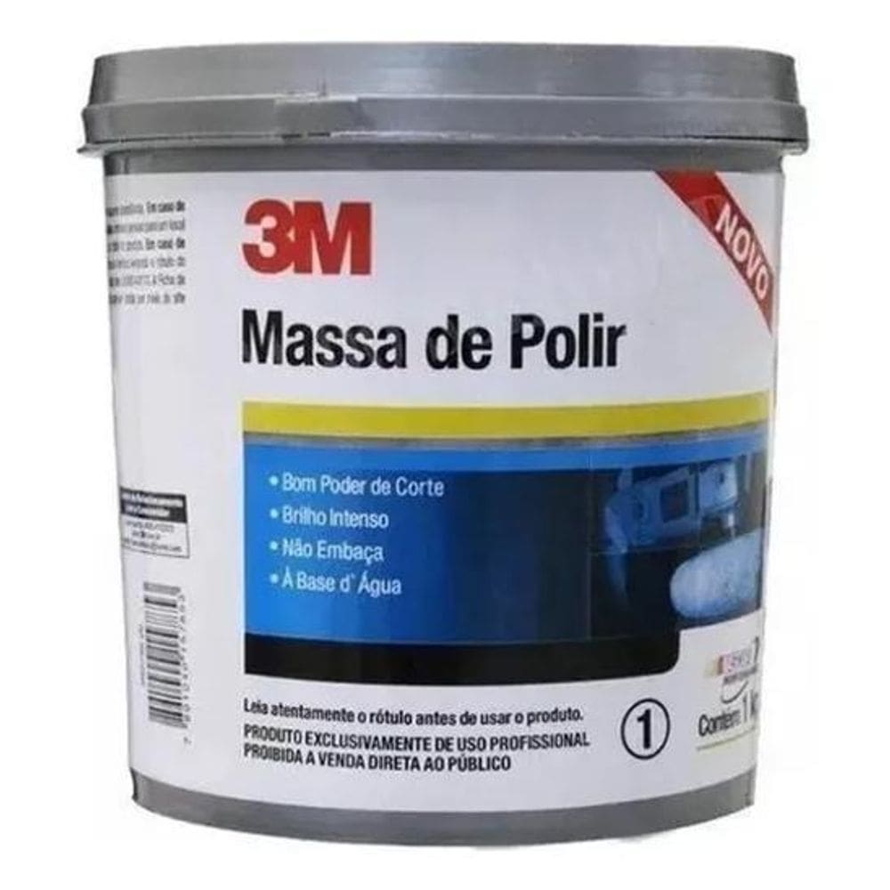 2X 3M Massa De Polir 3M 1Kg Polimento