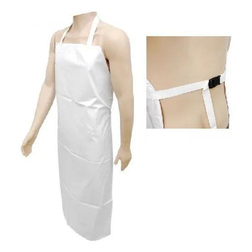 2X 3 Un Avental Plástico Pvc Preto Tipo Açougueiro 120 X 060