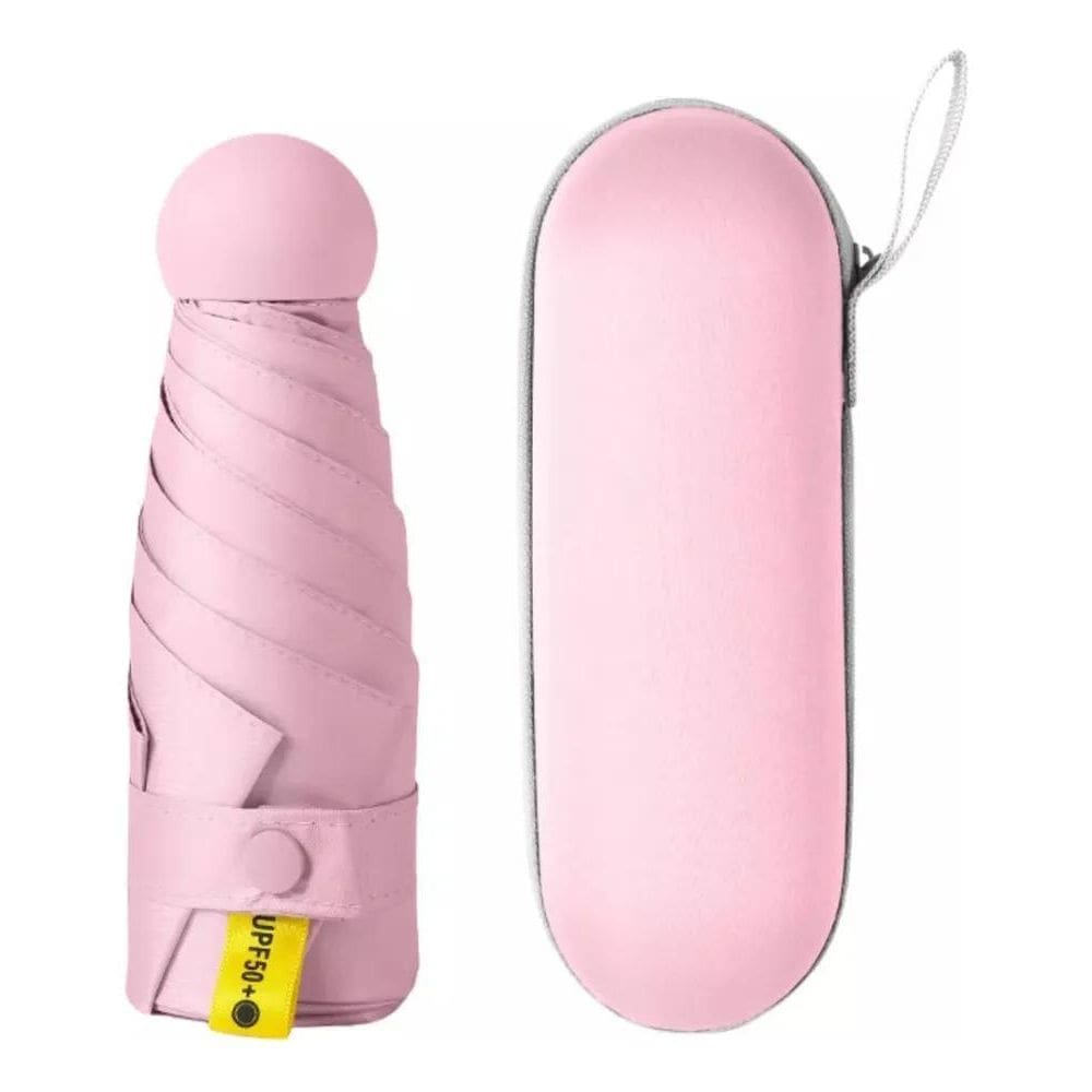 Guarda Chuva 6 Varetas Cor Rosa