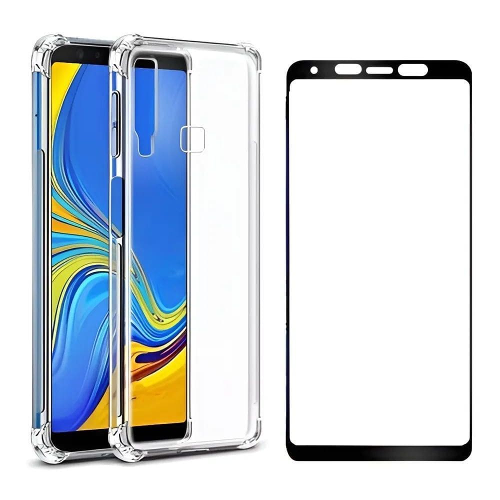 2X Kit Case Capa Proteção Para Samsung Galaxy A9 2018 + Peli