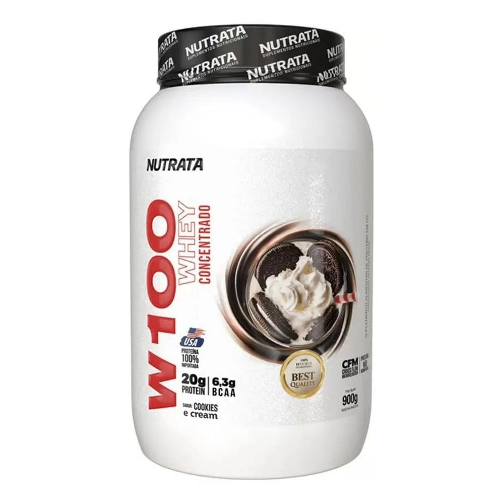 2X Whey Concentrado W100 - Sabor Cookies E Cream 900G - Nutr