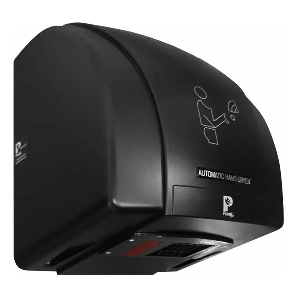 2X Secadores De Mãos Planet Clean New Dryer 8851 - Preto