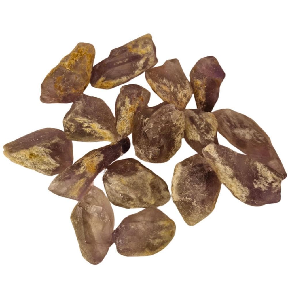 Pedra Natural Ametista Com Citrino Ametrina Bruto 1 Kilo