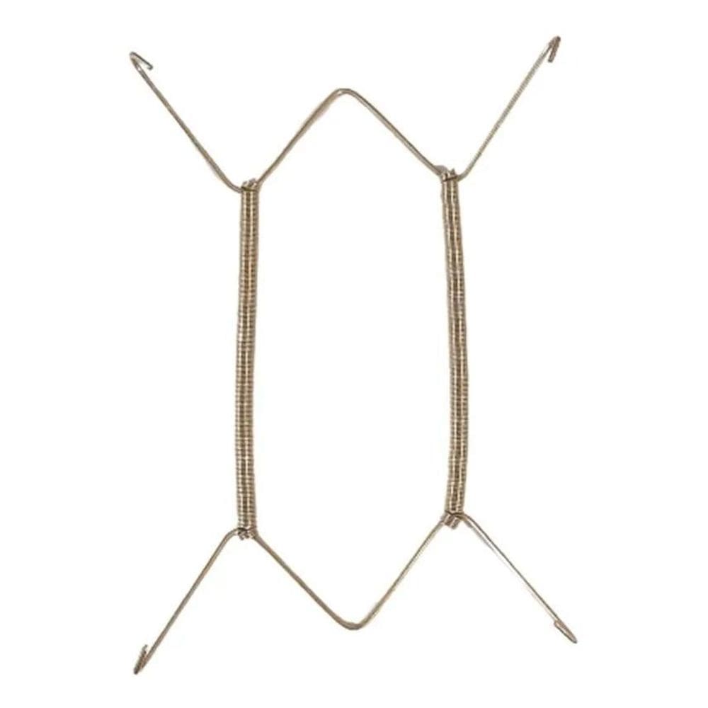 2X Suporte/Gancho 5 Pçs Parede Para Pratos Em Arame De Aço