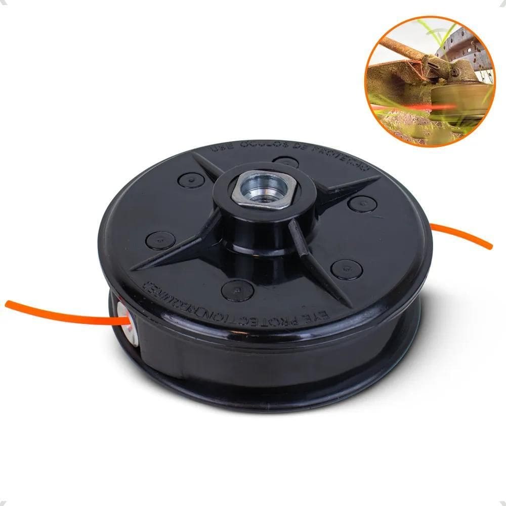 2X Carretel Roçadeira Fs 160/220/280/353 M12 Perfil Alto Cor