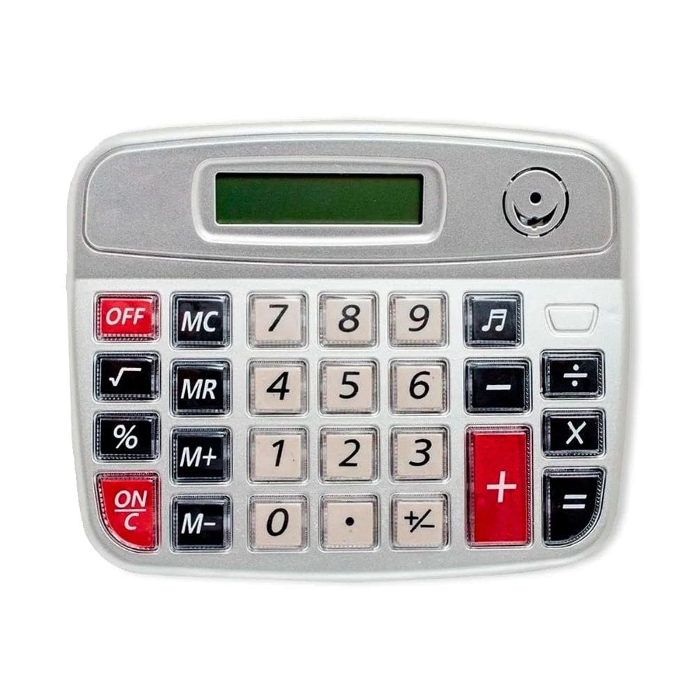 Calculadora De Mesa Escritório 8 Dígitos Max-9835a Unidade Prateado CALCULADORA 8DIG PILHA 12X15CM