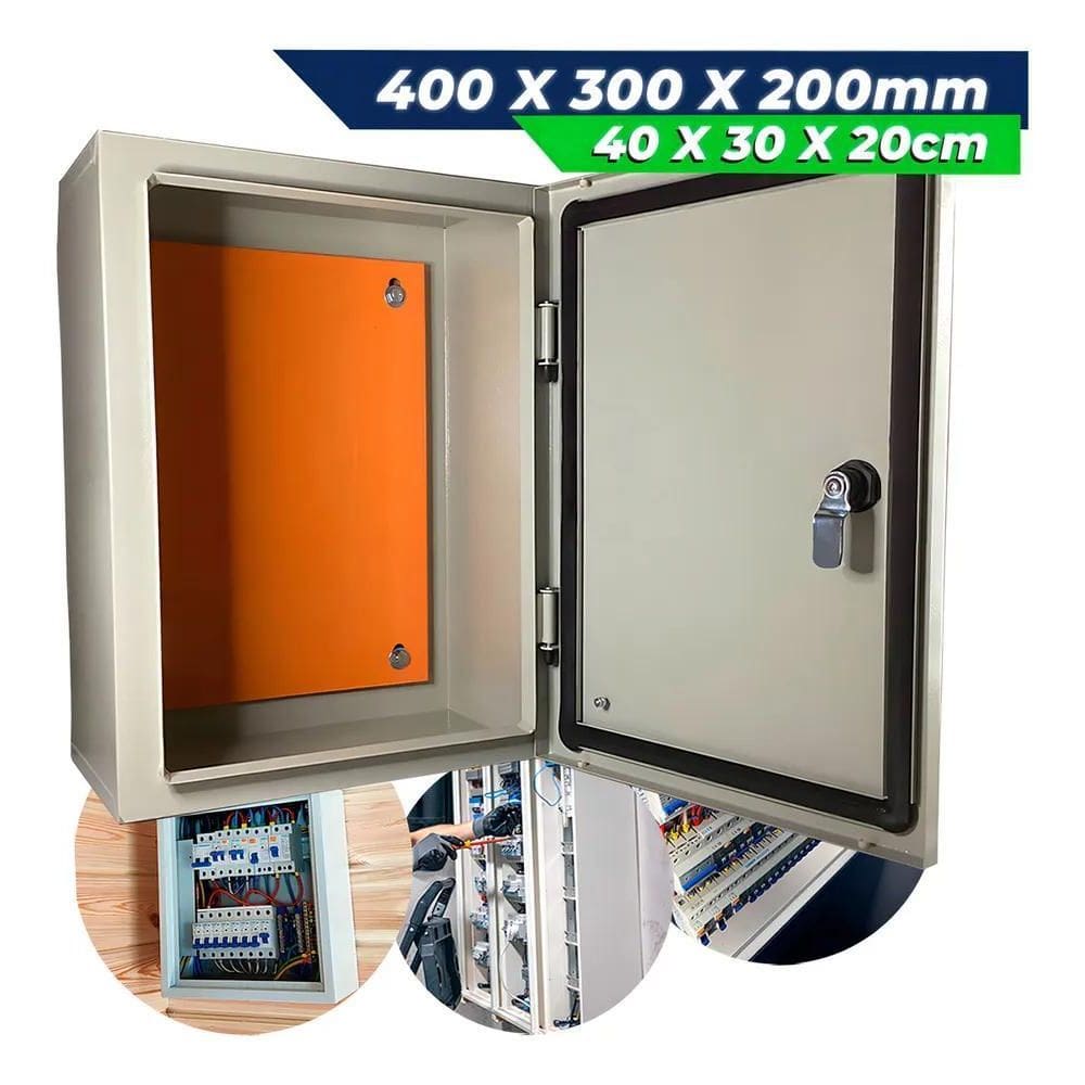 2X Caixa De Montagem Painel Eletrico 40X30X20 Quadro De Co