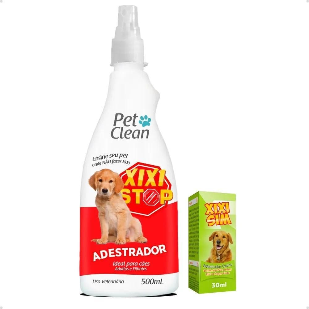 2X Educador Canino Sanitário Xixi Stop Não Pode + Sim Pet Cl