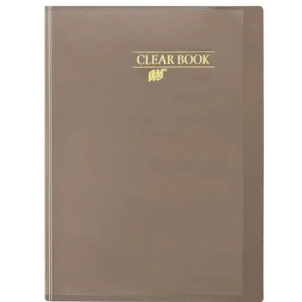Pasta Catálogo Clear Book A4 10 Folhas Plástico - Yes - Fume