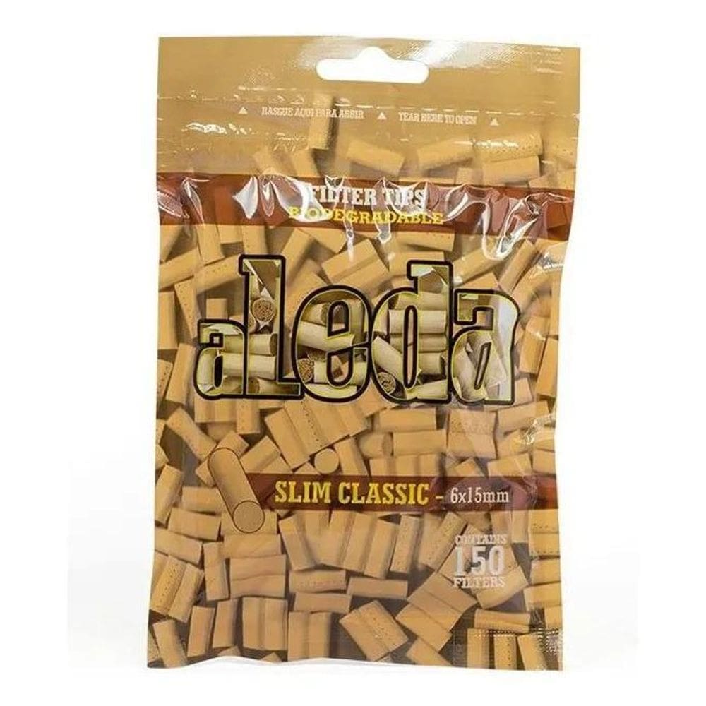 2X Caixa De Filtro Aleda Biodegradable Slim Classic - 10 Bag