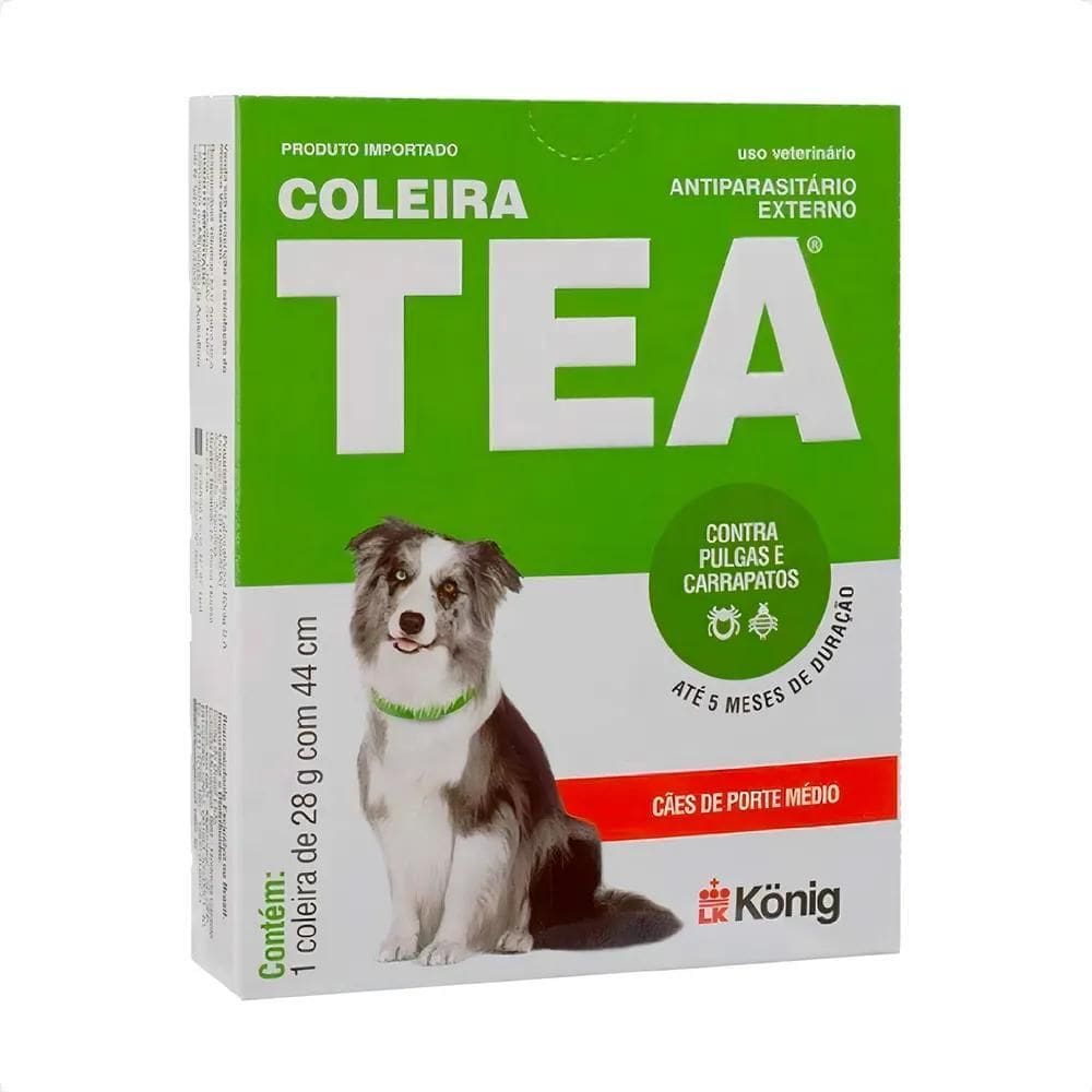 2X Coleira Antipulgas Tea 327 28G Para Cães De Porte Médio 4